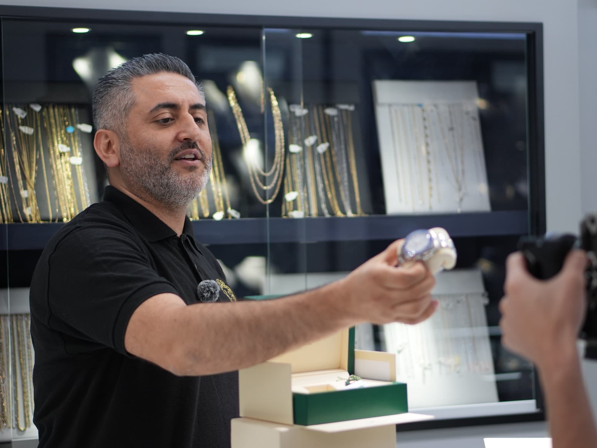 Évaluation de montre en boutique