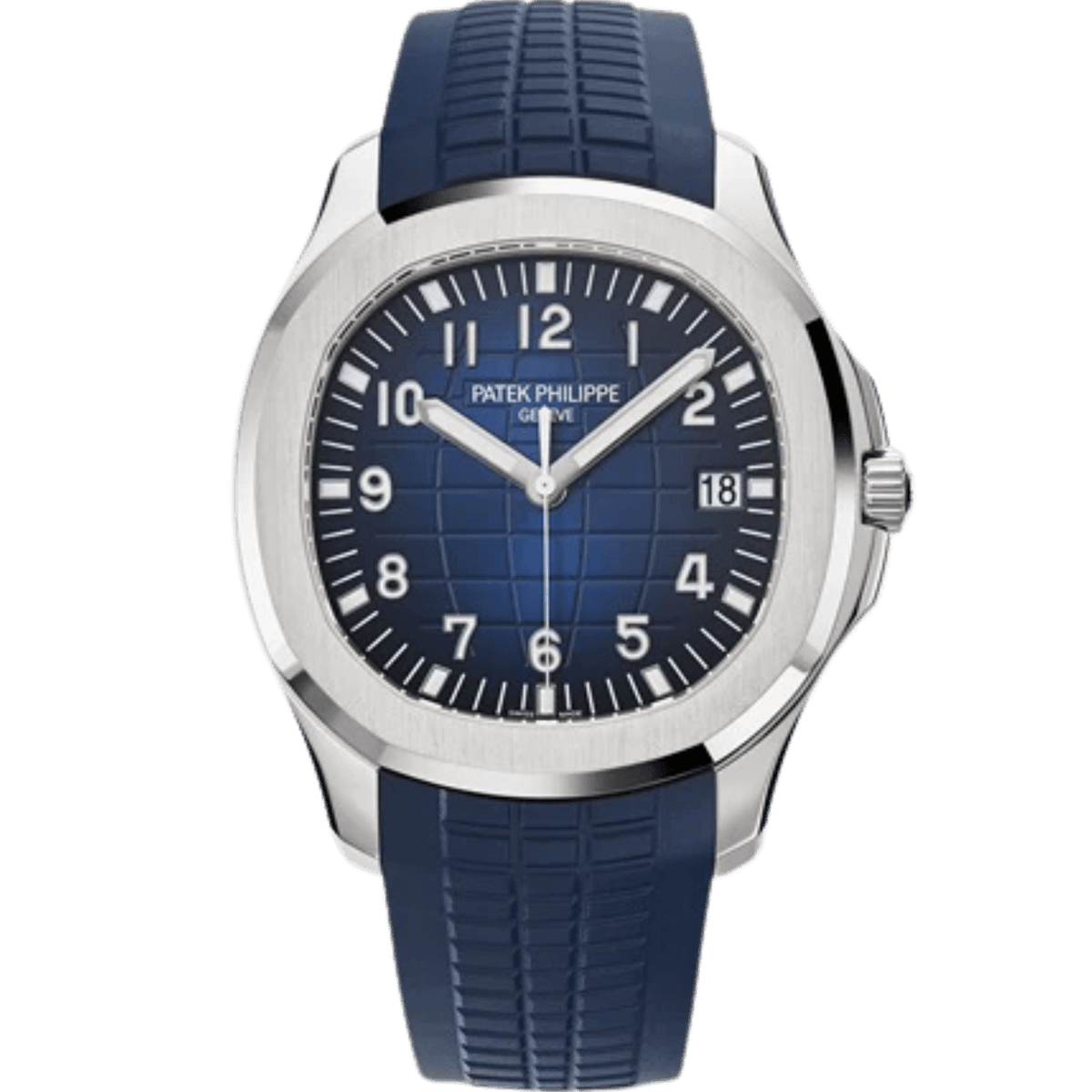 Aquanaut 5168 · Or blanc, bleu nuit
