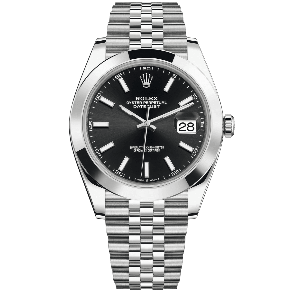 Datejust 41 · Cadran noir sur Jubilé