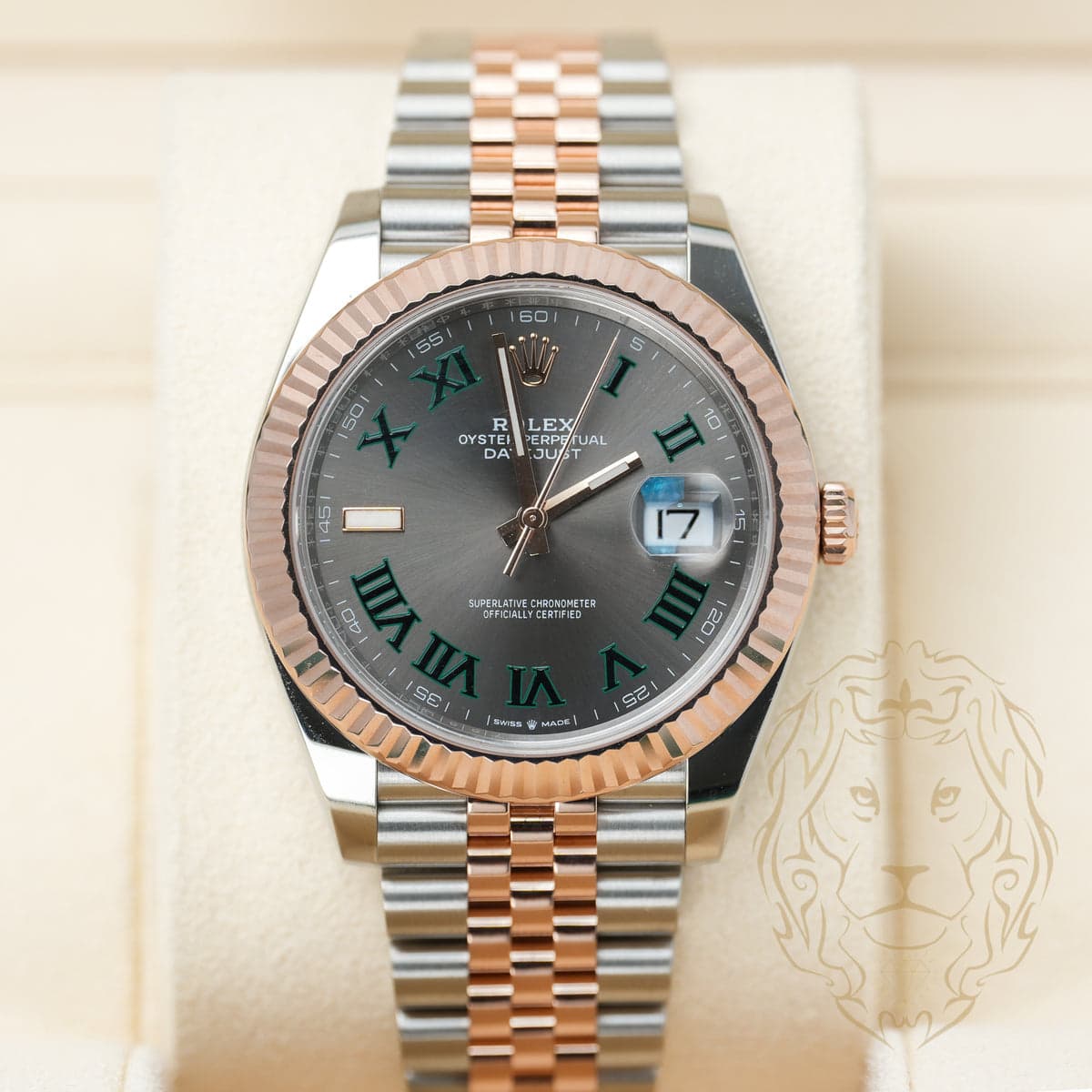 Datejust 41 · Wimbledon, acier et or