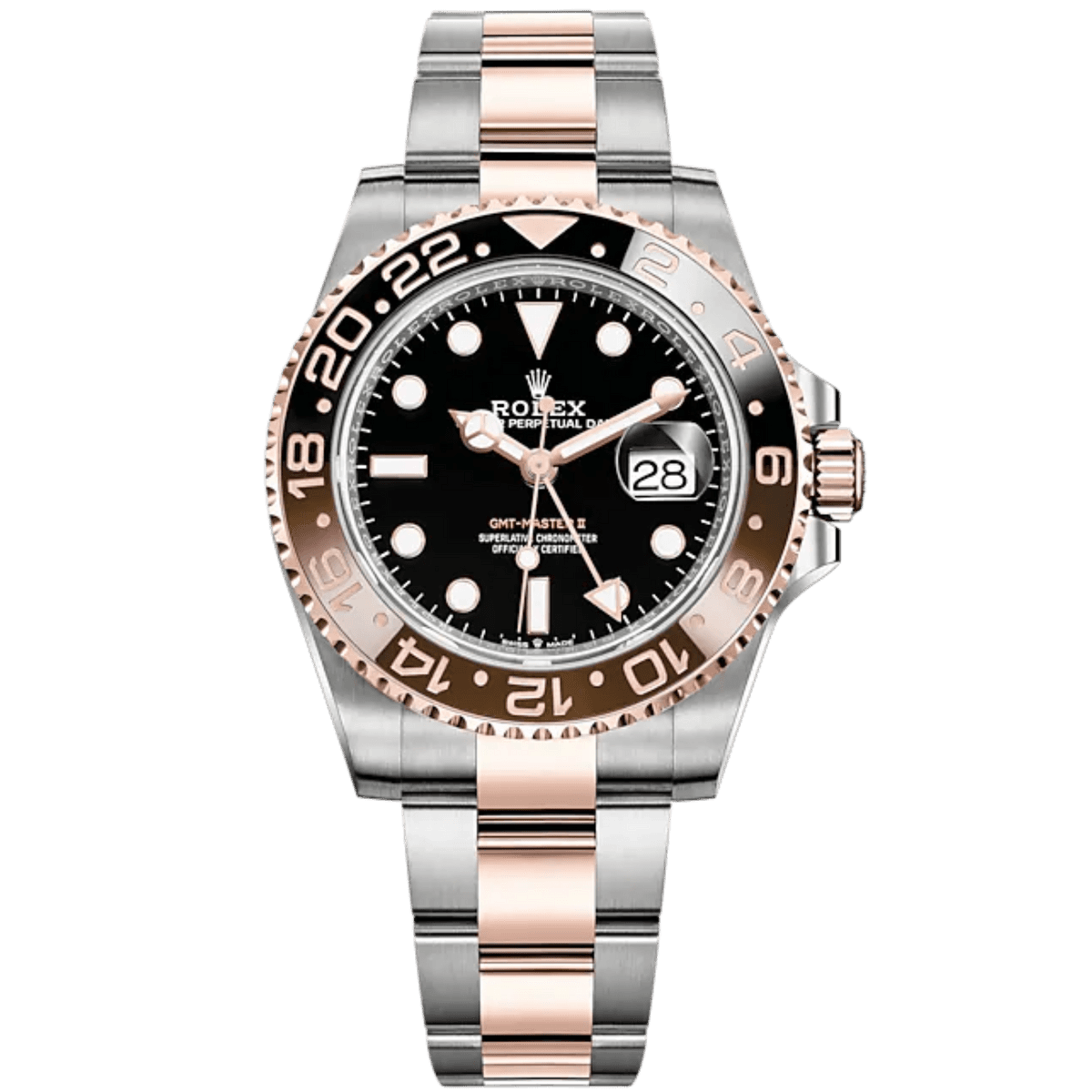 GMT-Master II · Root Beer, acier et Everose