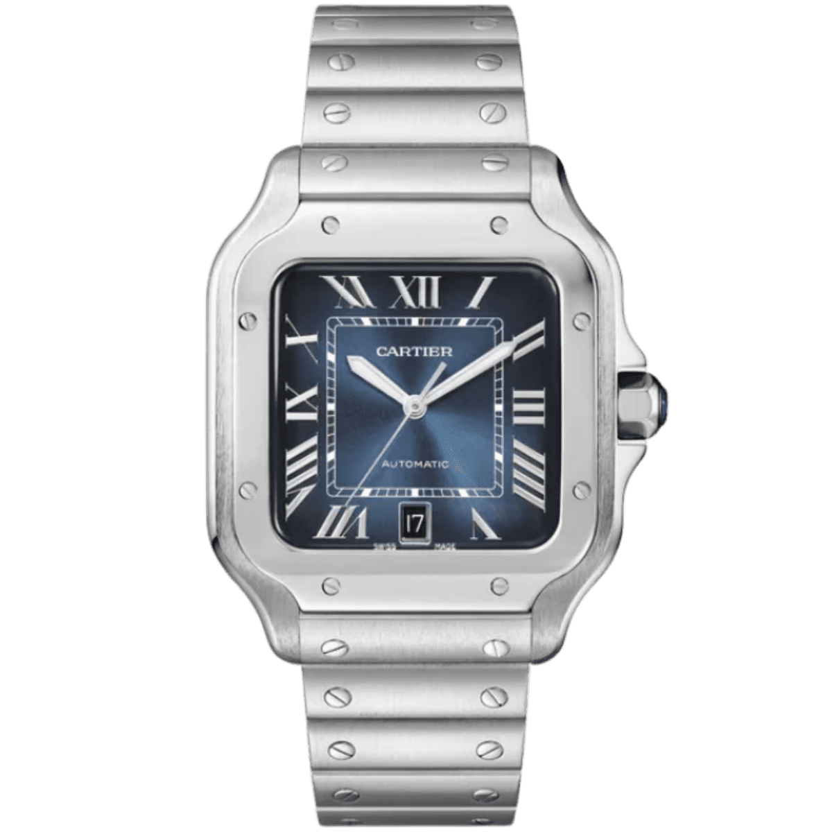 Santos de Cartier 40 · Cadran bleu