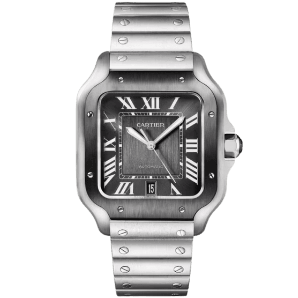 Santos de Cartier 40 · Cadran gris